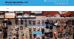 Desktop Screenshot of bicyclespecialists.com